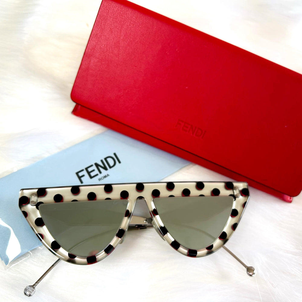 Fendi 53 mm Red Sunglasses